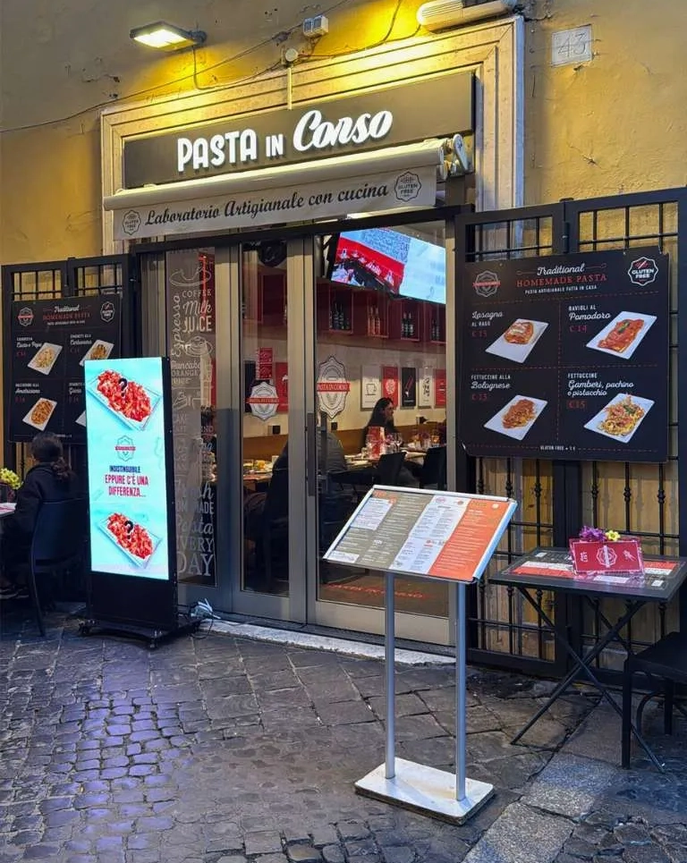 gluten-free restaurant Rome city center